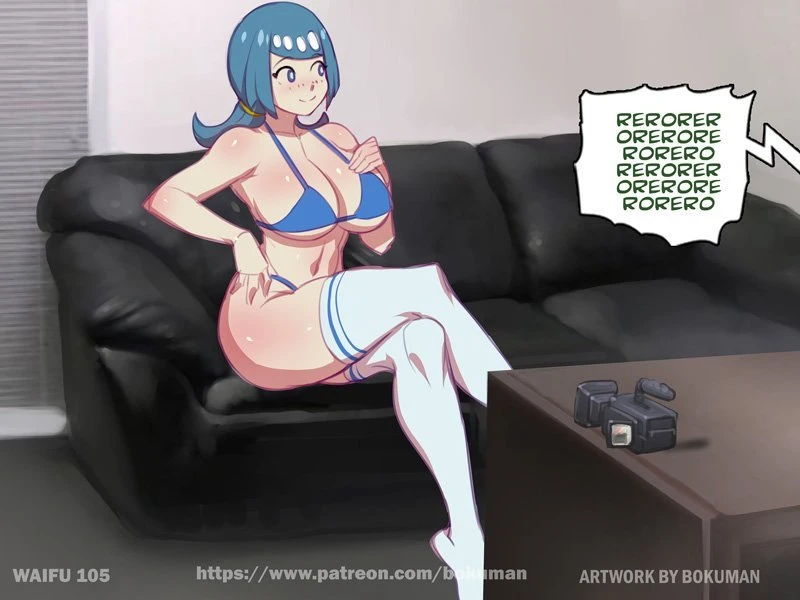 Waifu on couch porn comic picture 198