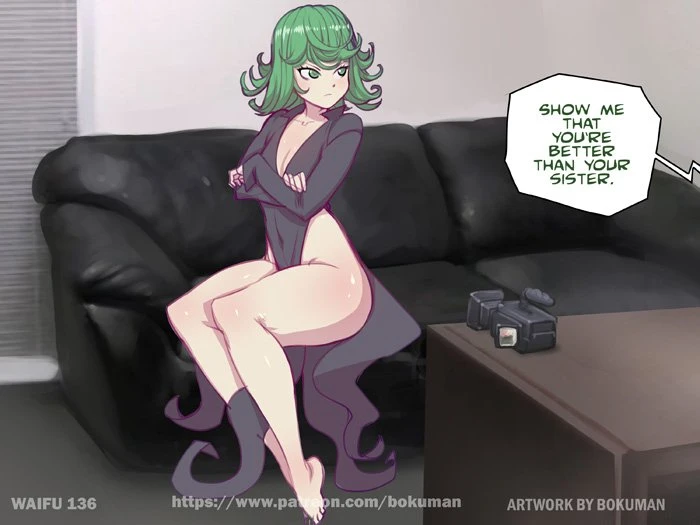 Waifu on couch porn comic picture 261