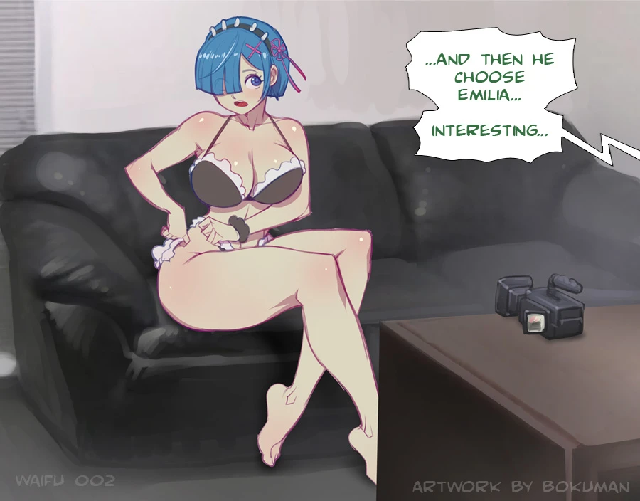 Waifu on couch porn comic picture 3