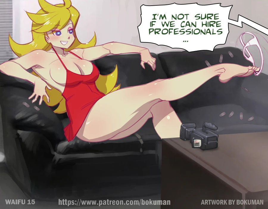 Waifu on couch porn comic picture 30