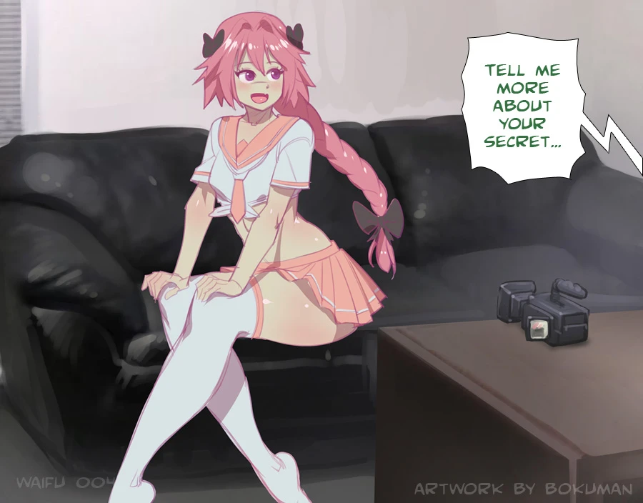 Waifu on couch porn comic picture 8