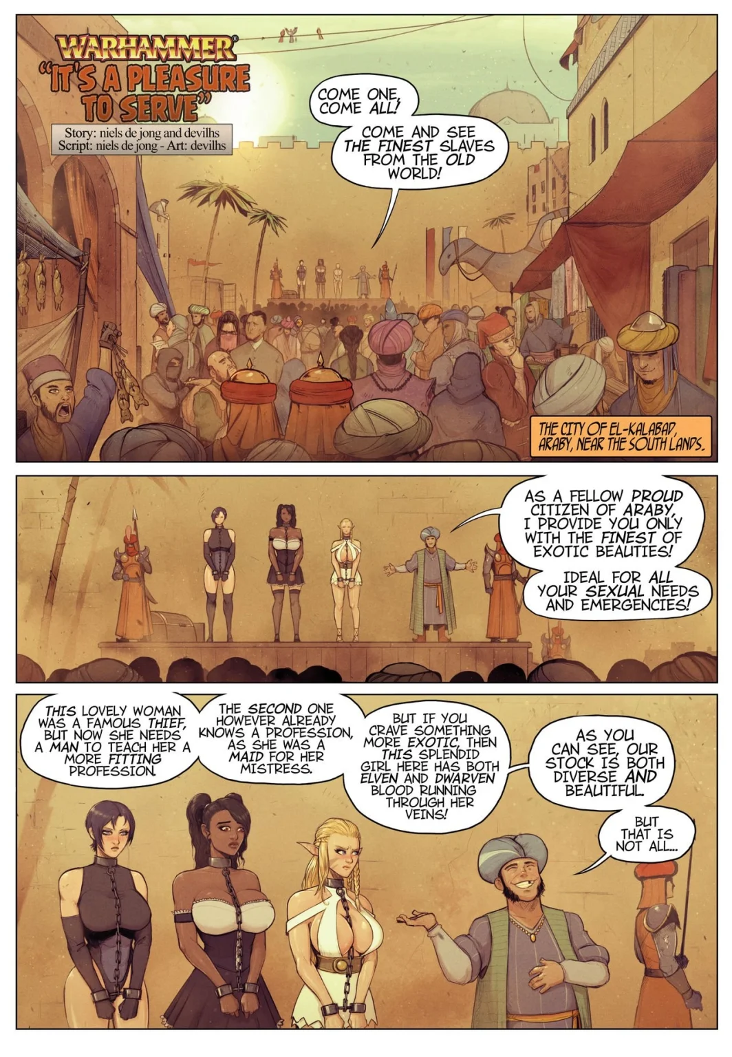 Warhammer - It's a Pleasure to Serve porn comic picture 1