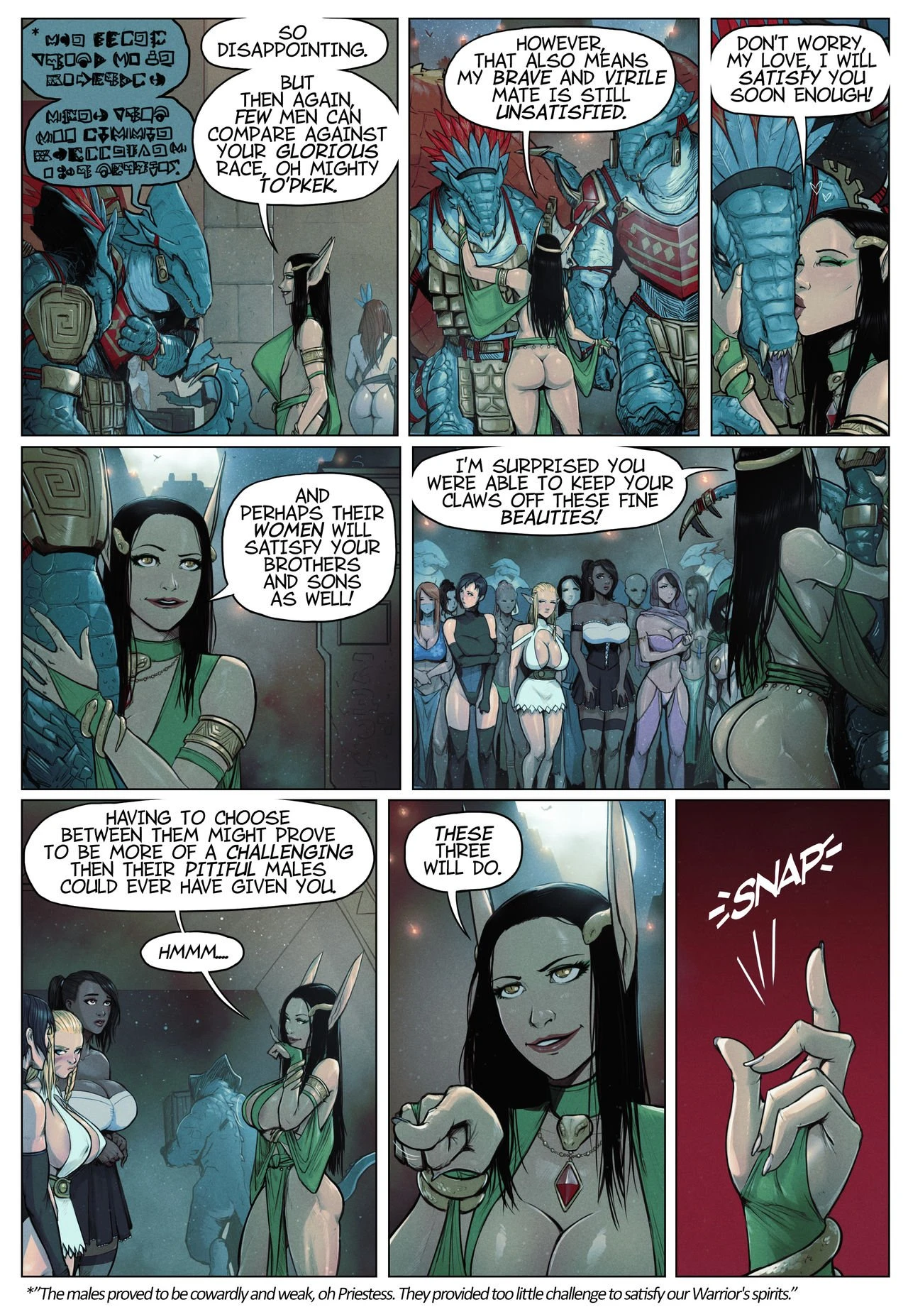 Warhammer - It's a Pleasure to Serve porn comic picture 9