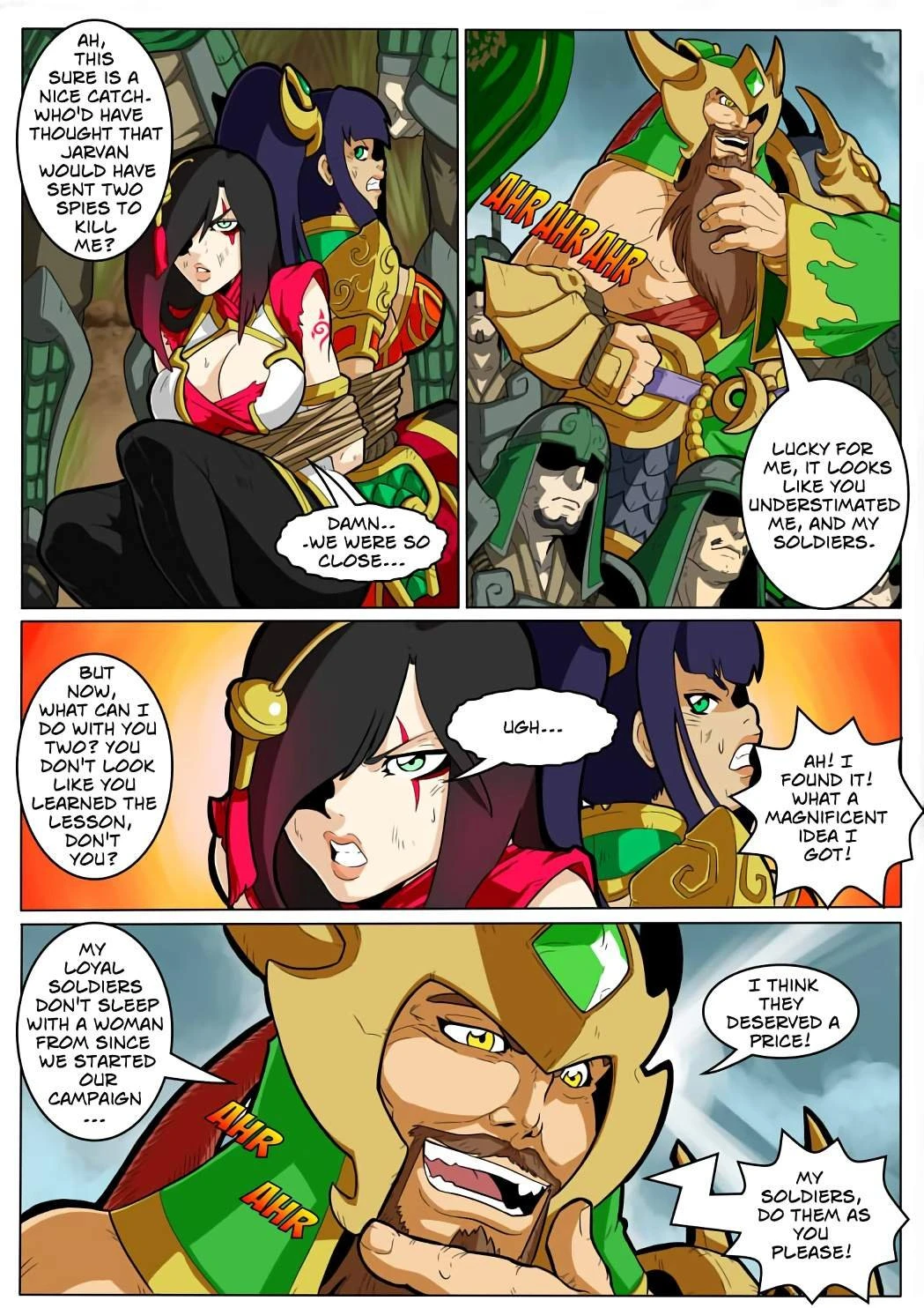 Warring bitches porn comic picture 2