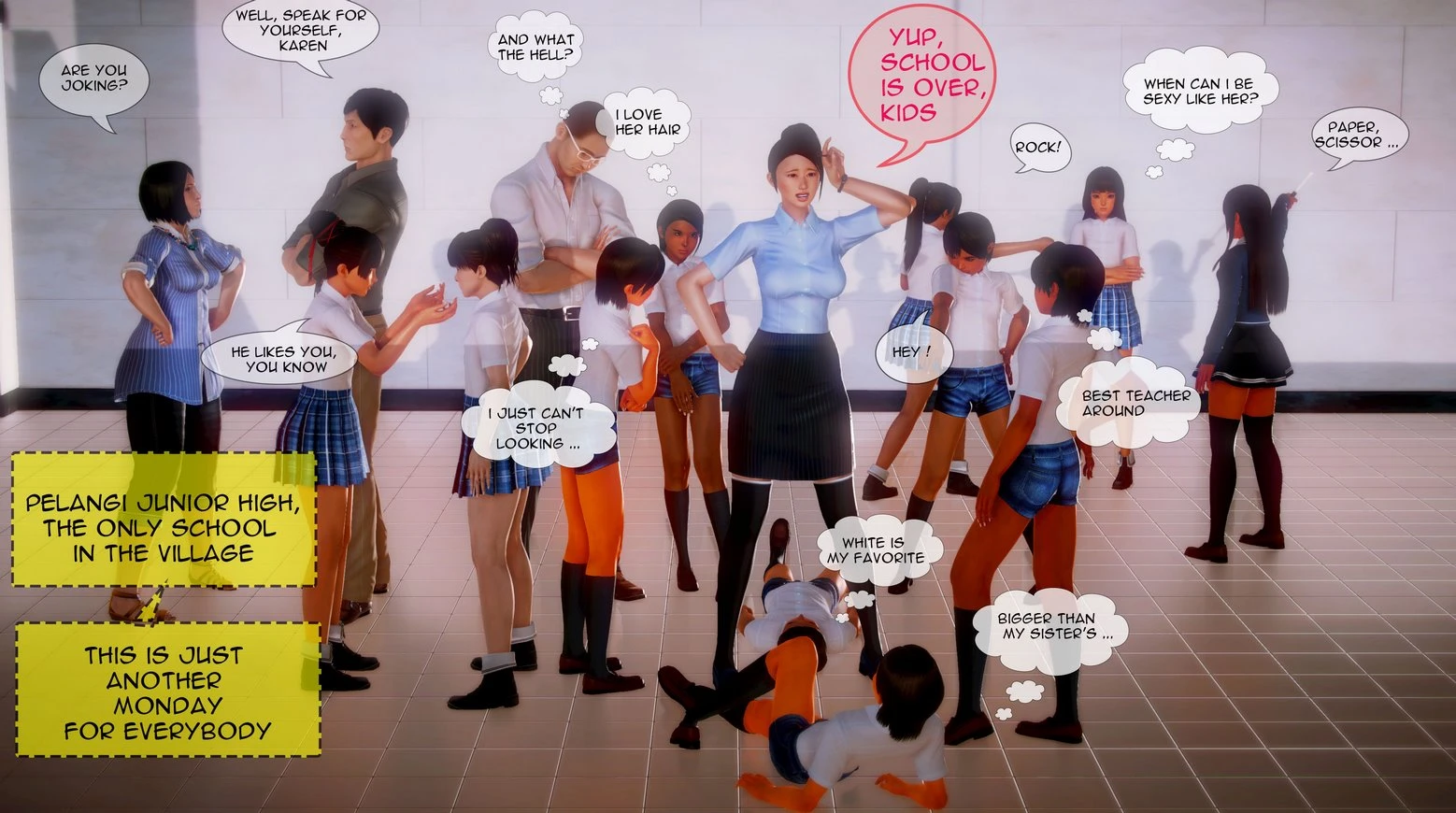 We Love You Miss Ria! Episode 1 porn comic picture 2