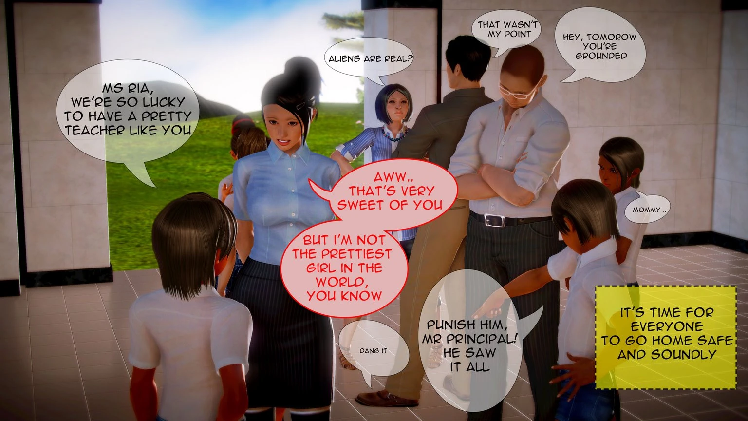 We Love You Miss Ria! Episode 1 porn comic picture 5