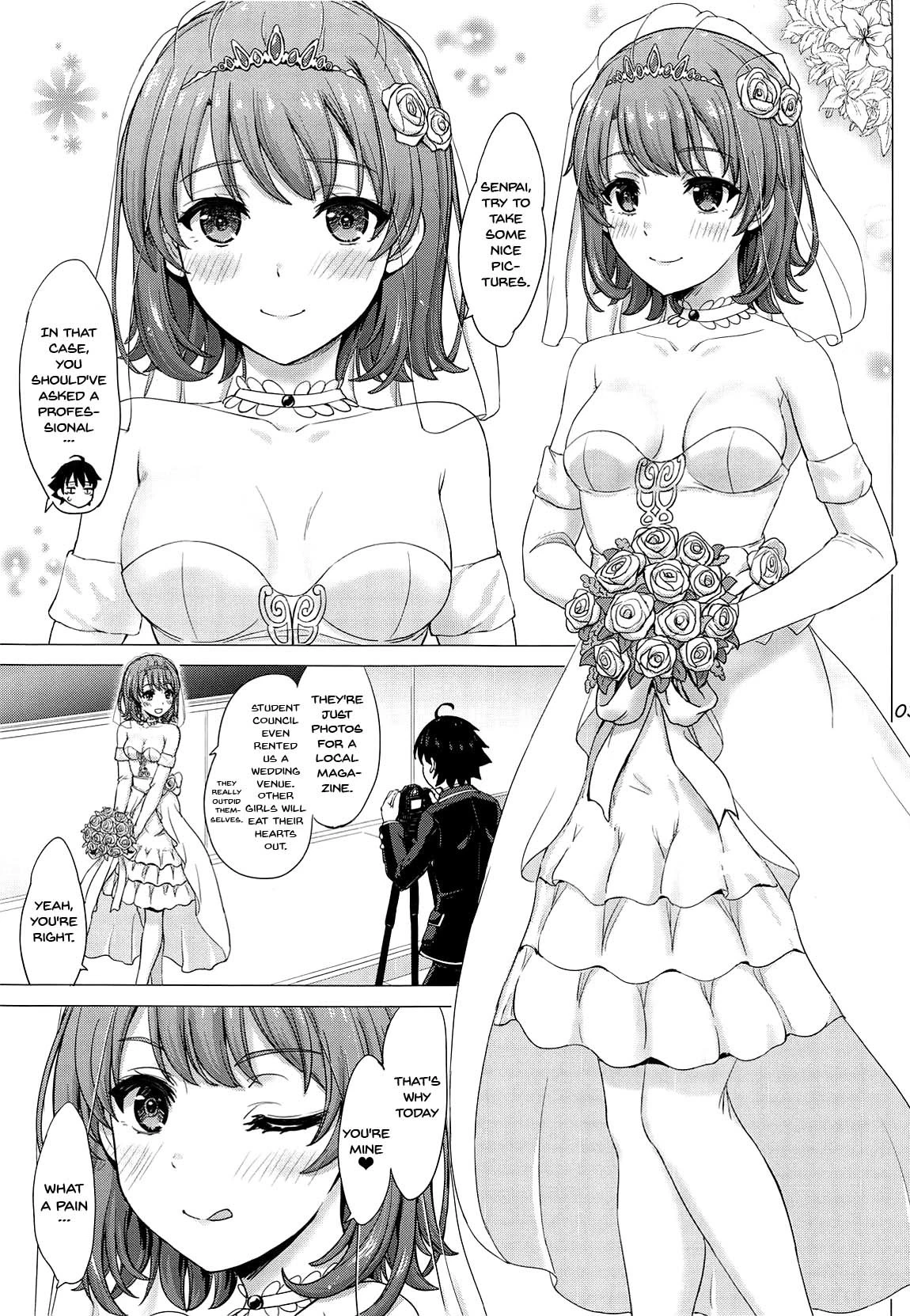 Wedding Irohasu! - Iroha's gonna marry you after today's scholl! porn comic picture 2
