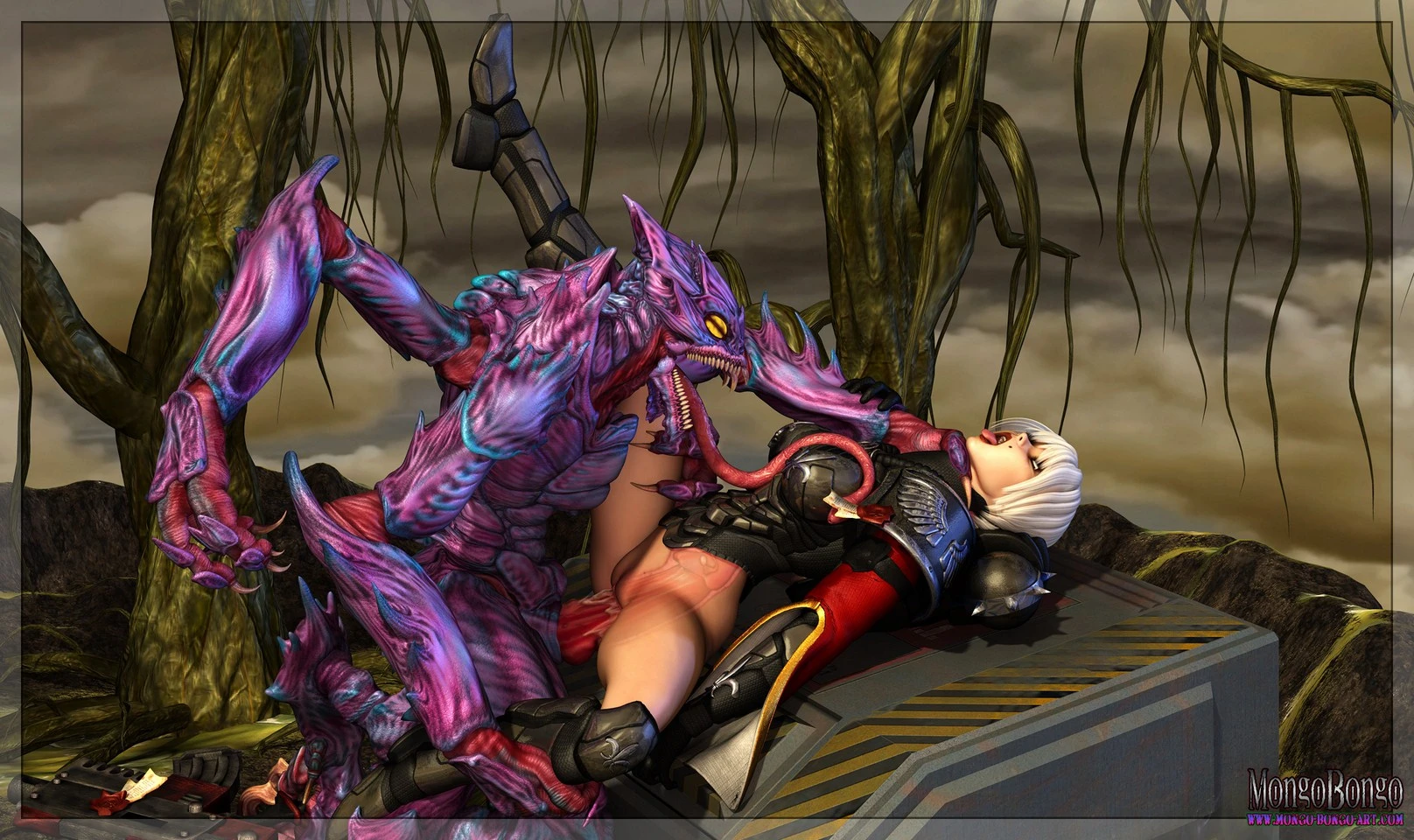 WH40K Sister & Genestealer porn comic picture 14