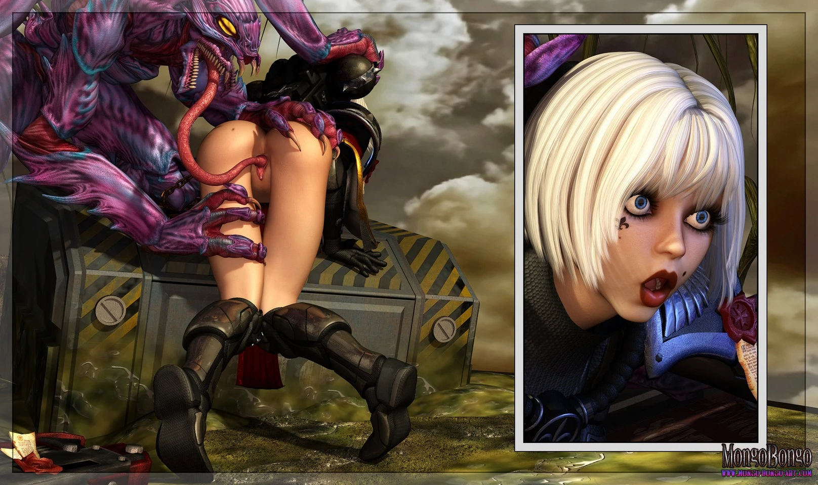 WH40K Sister & Genestealer porn comic picture 4