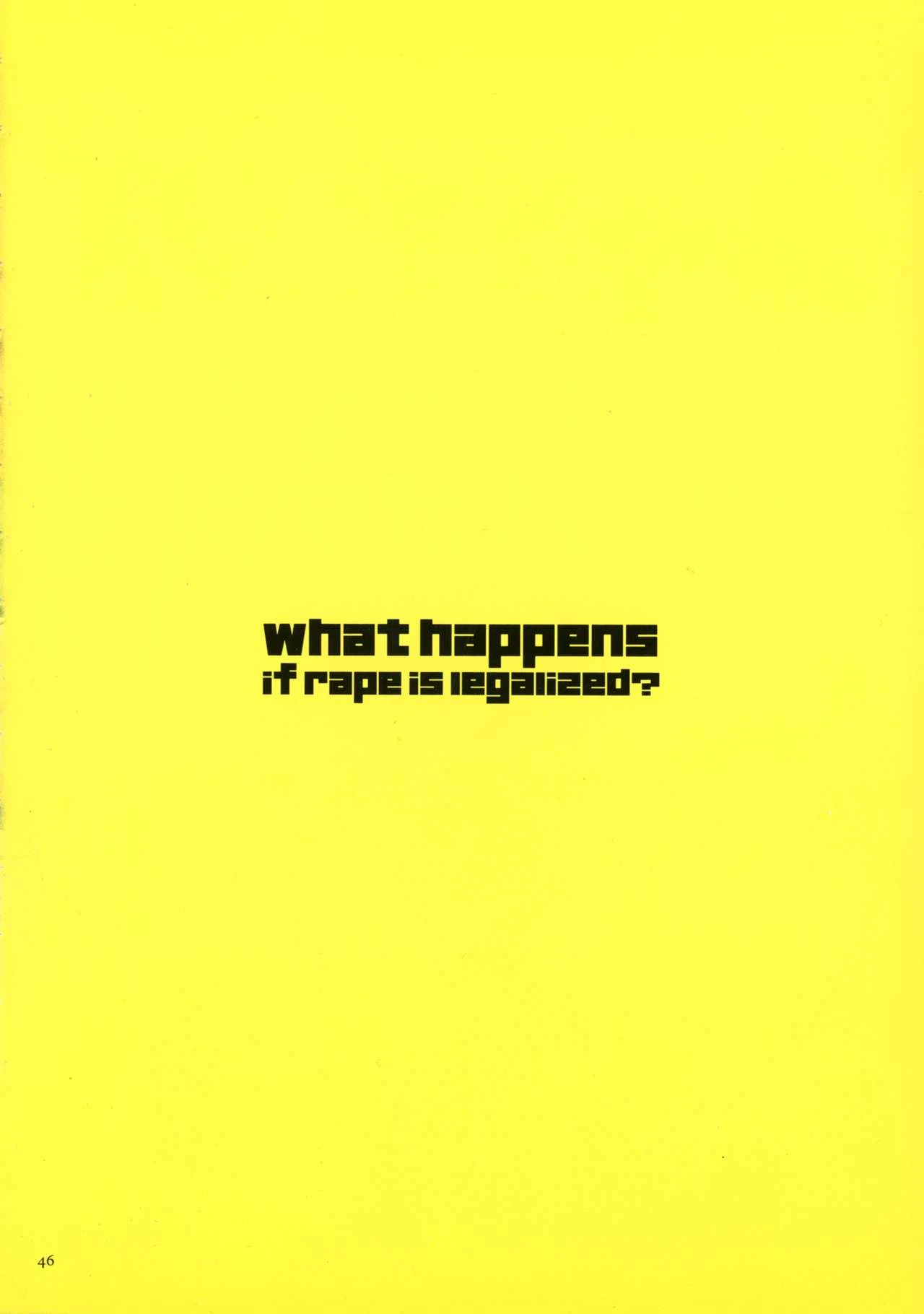 What Happens If Rape is Legalized? porn comic picture 2