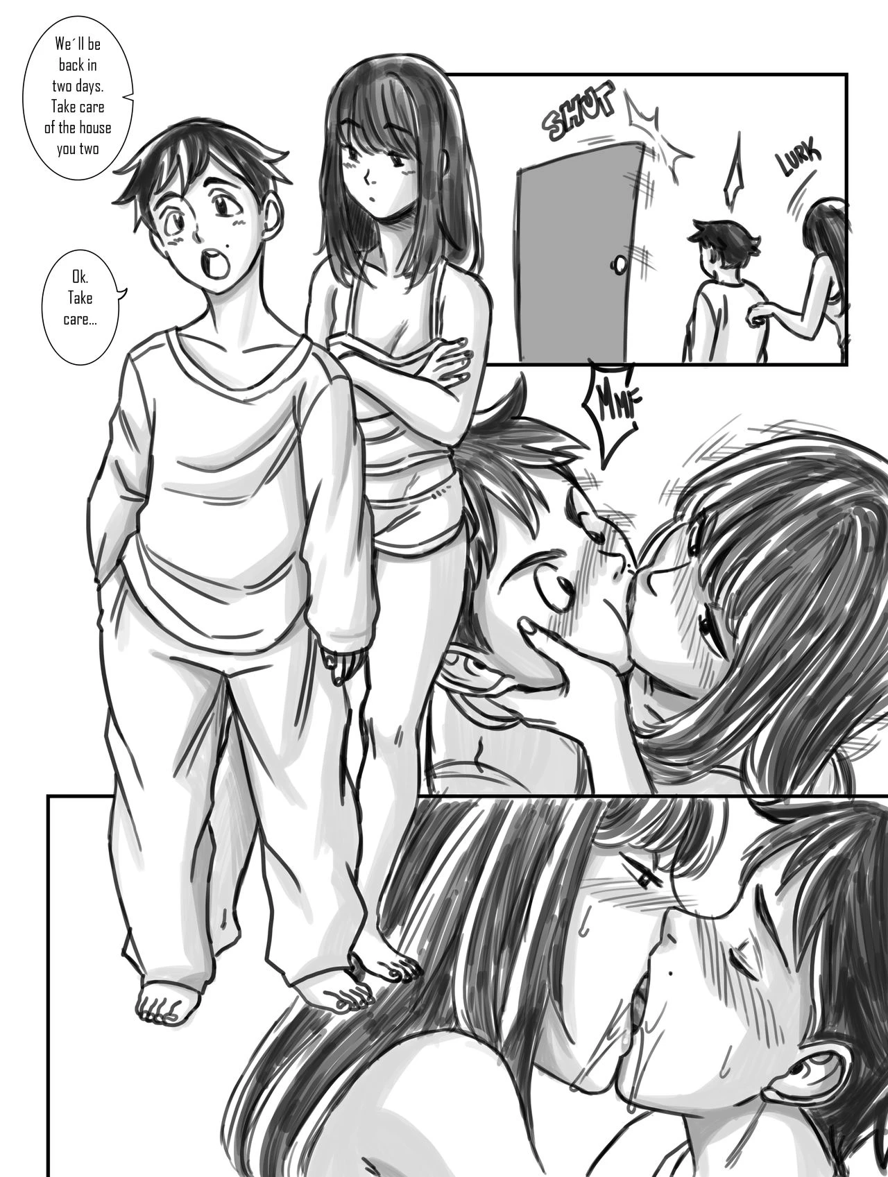 When the Parents are away porn comic picture 2