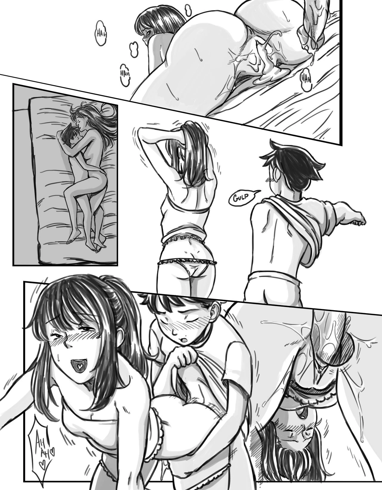 When the Parents are away porn comic picture 5