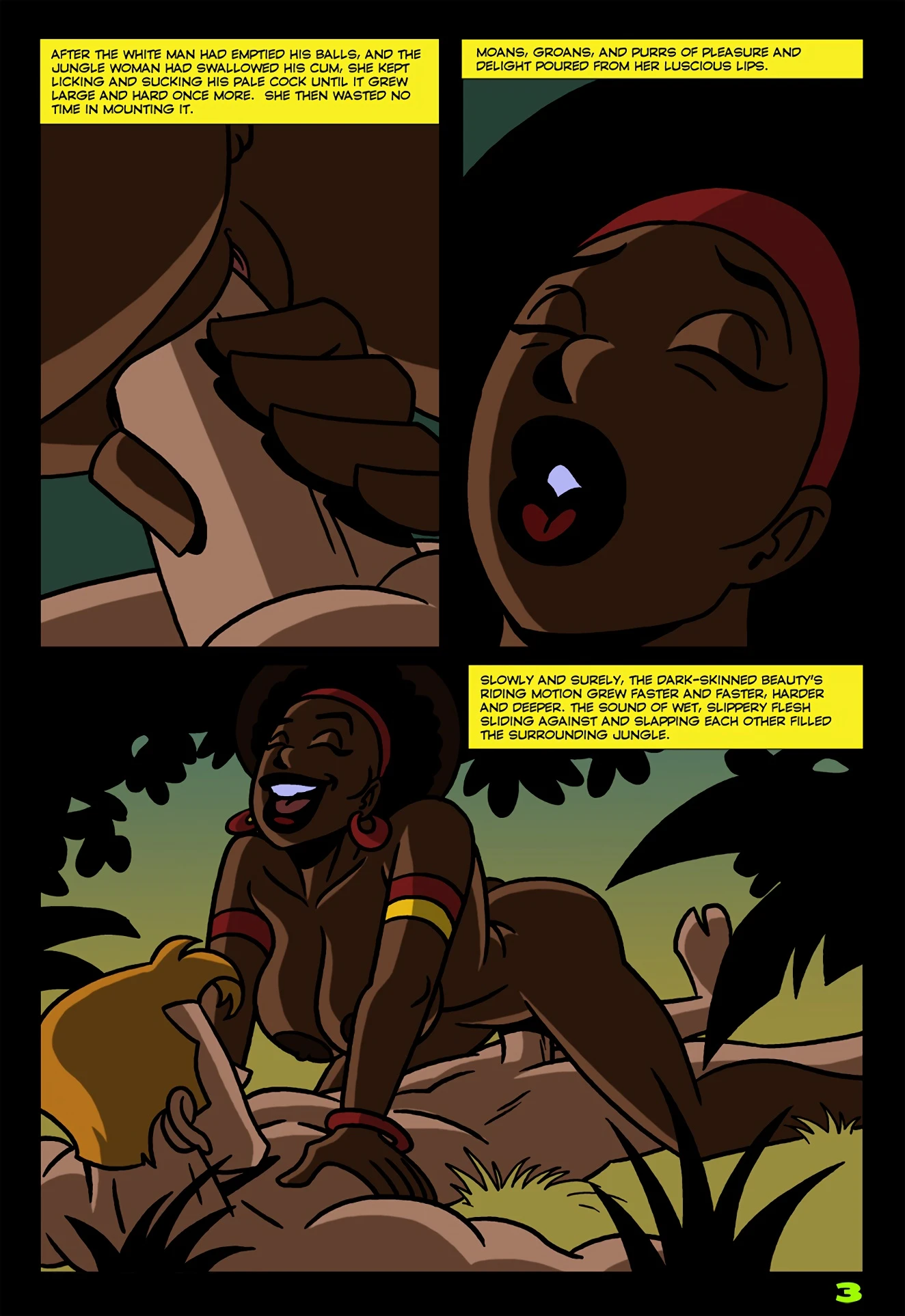 White Hunter porn comic picture 3