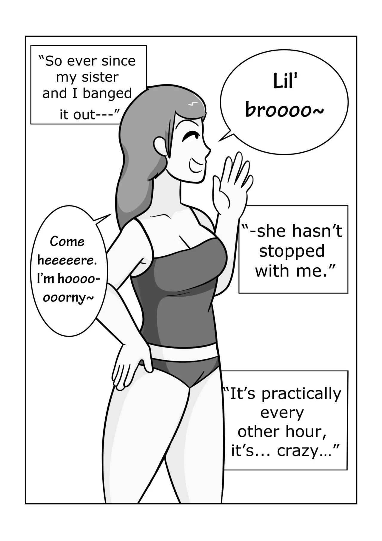 Why's My Sis Wanna Bang So Much? porn comic picture 3