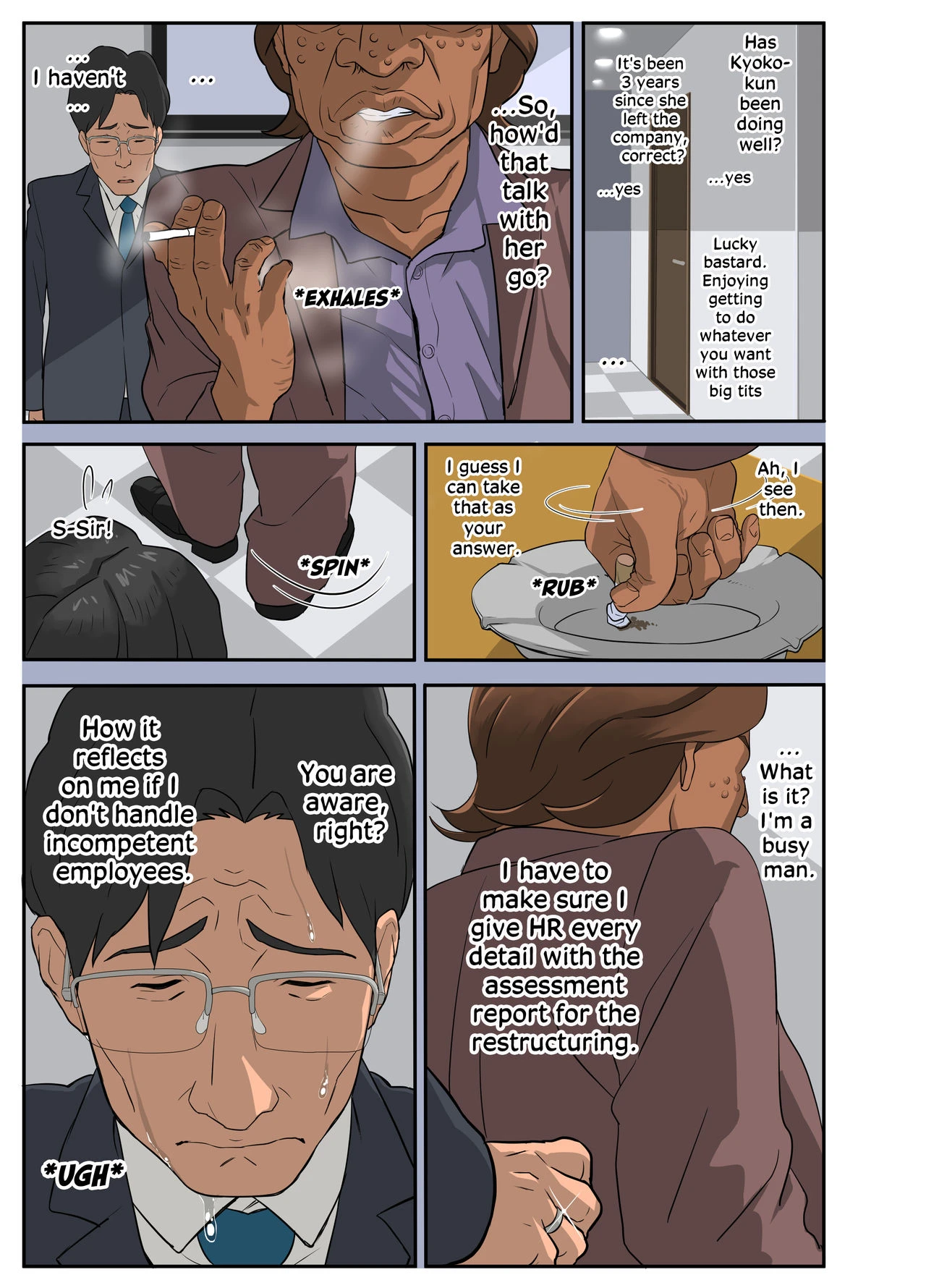 Wife with a strong sense of justice NTR manga porn comic picture 5