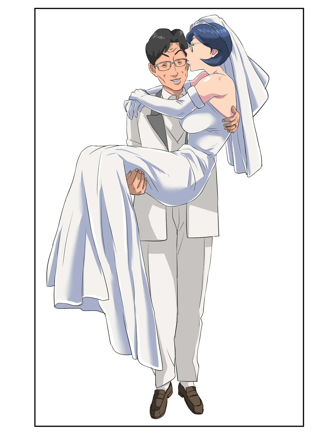 Wife with a strong sense of justice NTR manga porn comic picture 60