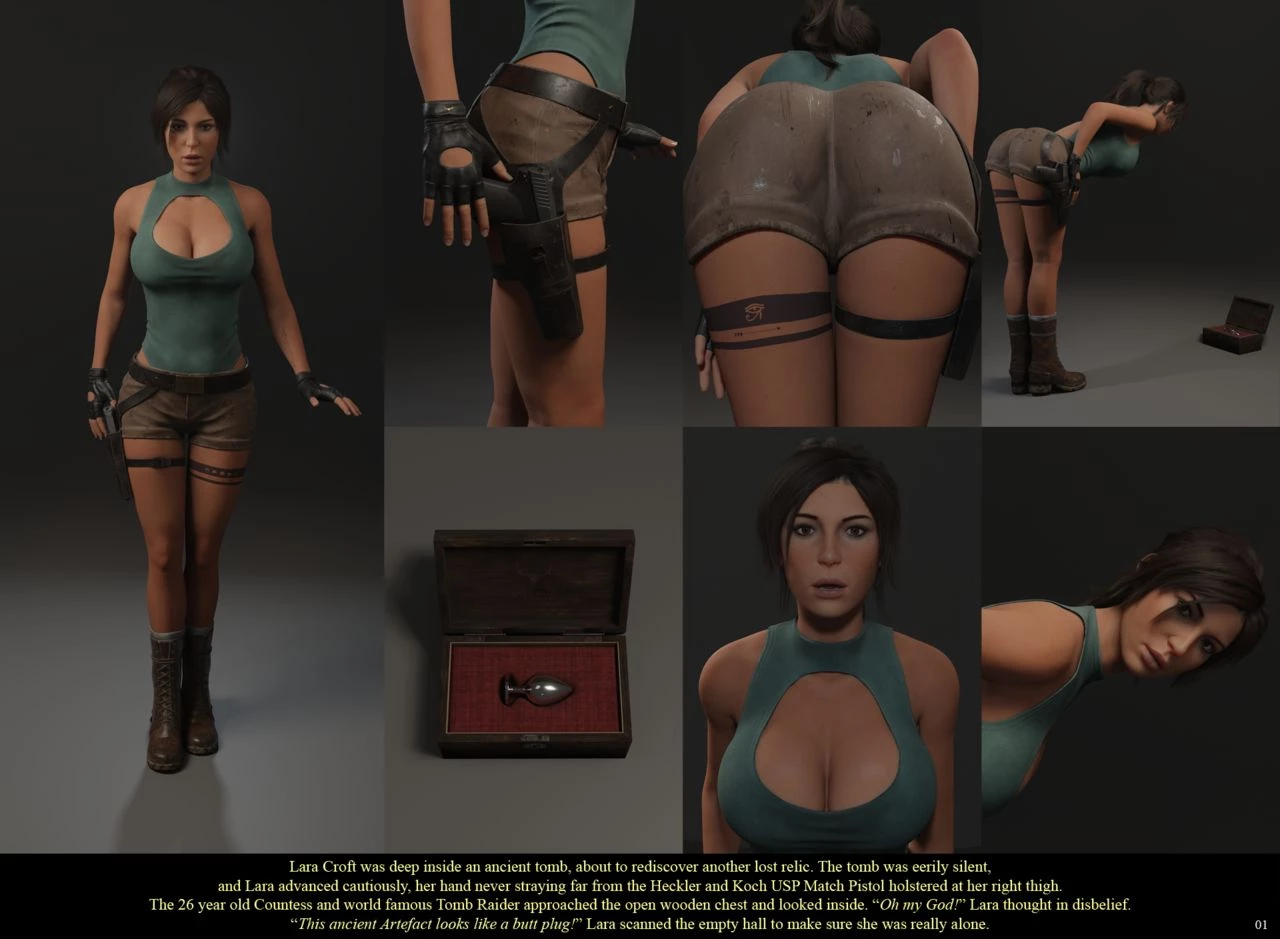 Wildeer's Lara and The Temple of Oblivion porn comic picture 3