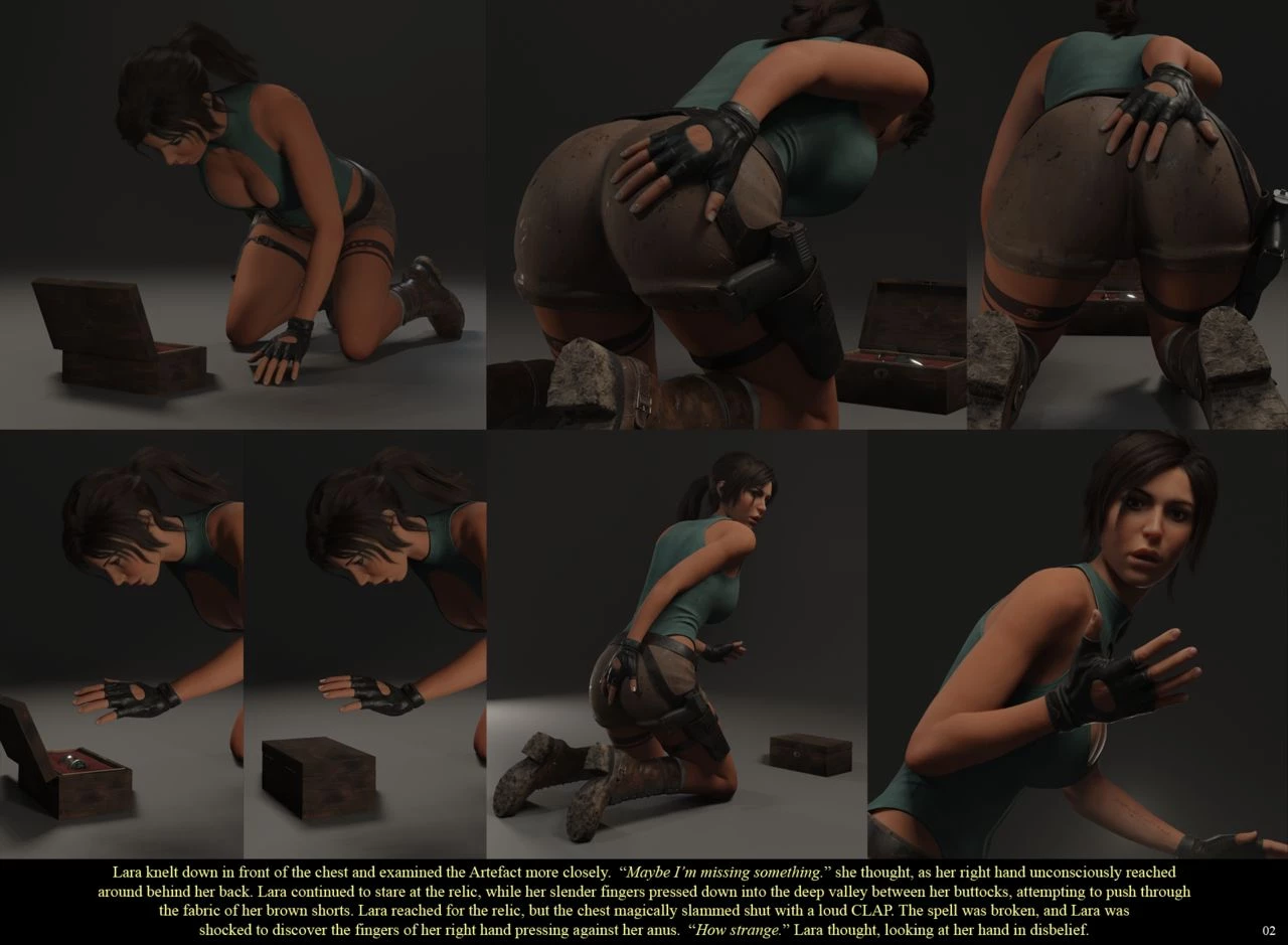 Wildeer's Lara and The Temple of Oblivion porn comic picture 4