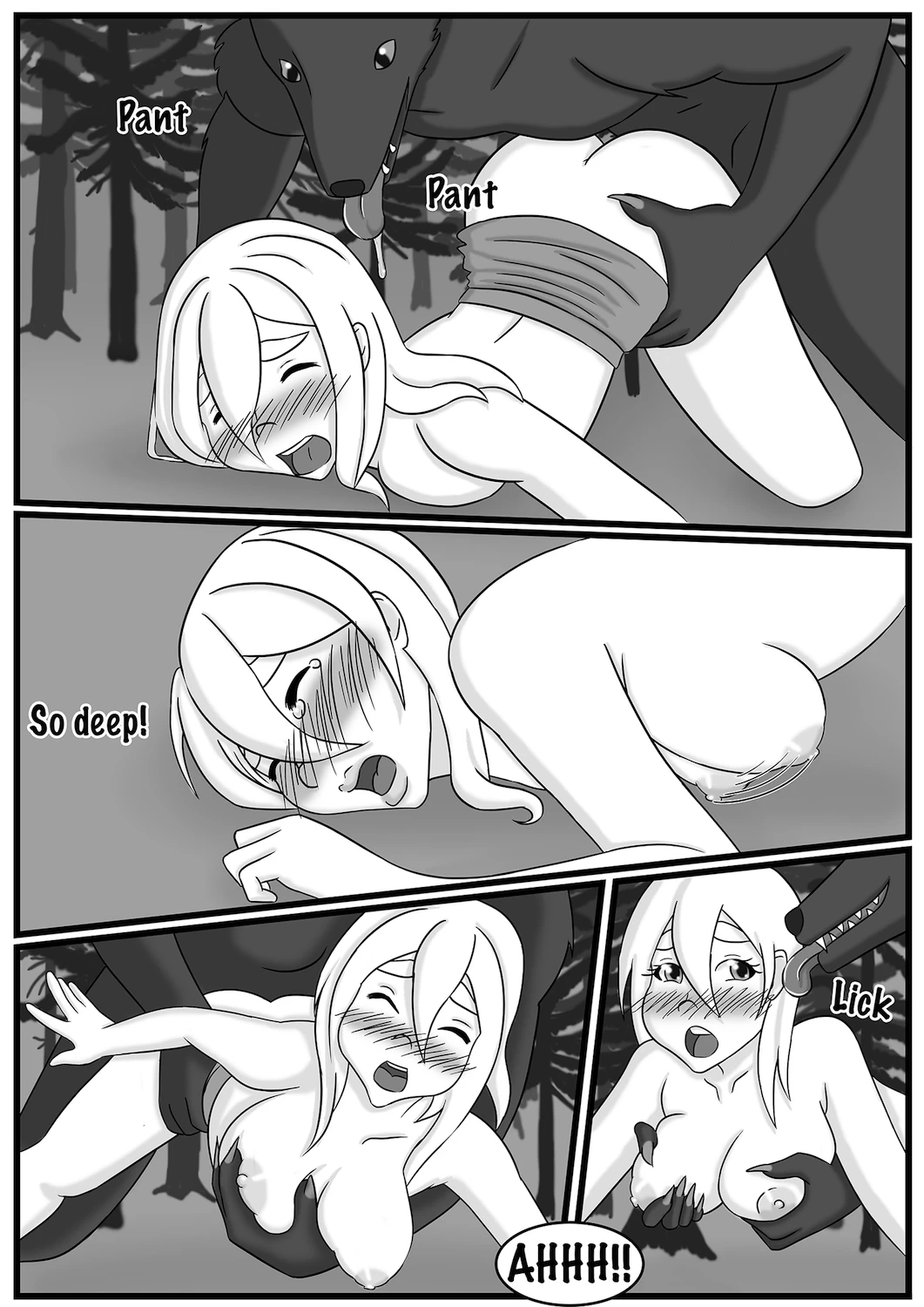 Wiley Werewolves porn comic picture 11