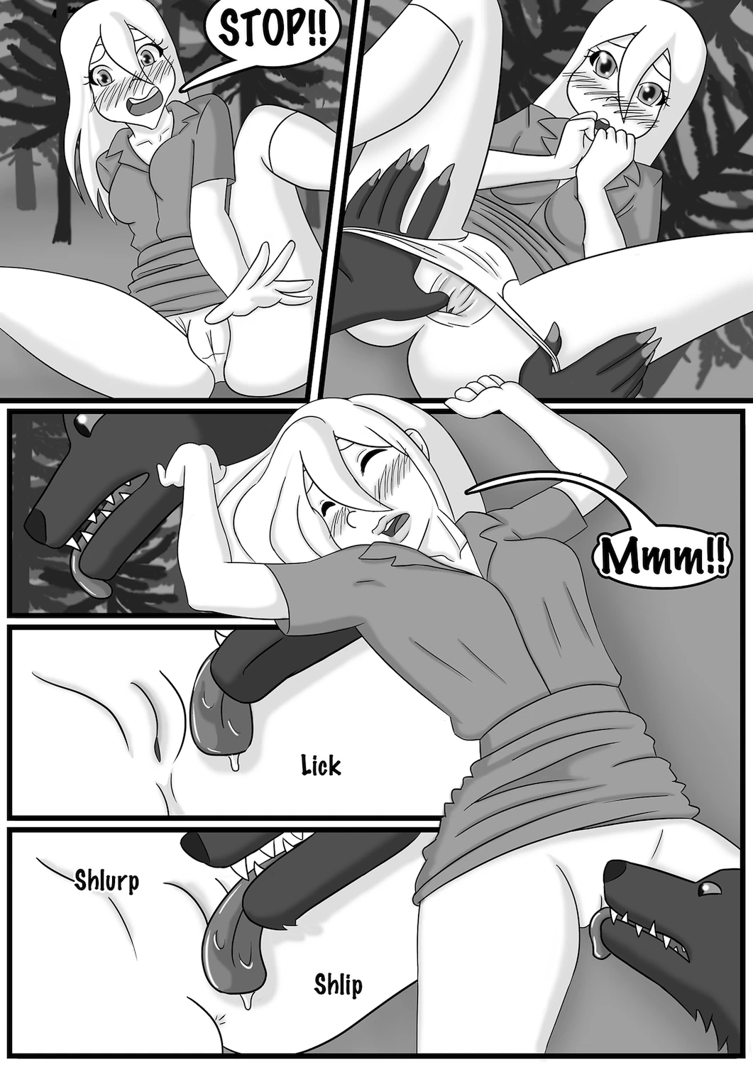 Wiley Werewolves porn comic picture 6