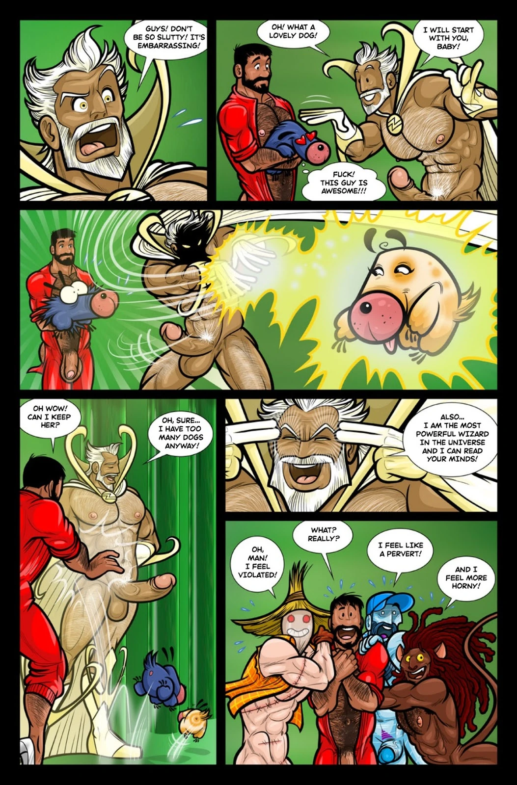 Wizard of Jizz porn comic picture 25