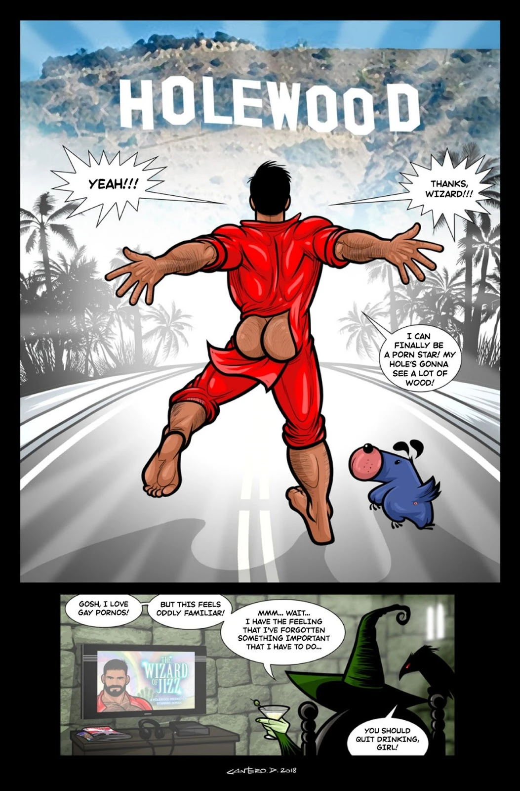 Wizard of Jizz porn comic picture 30