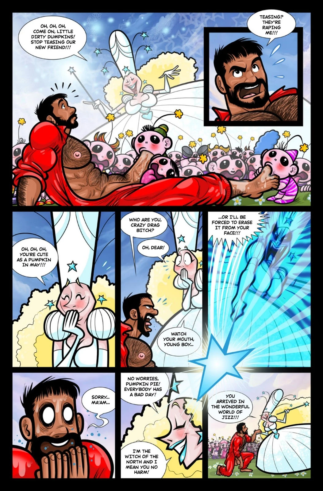 Wizard of Jizz porn comic picture 9
