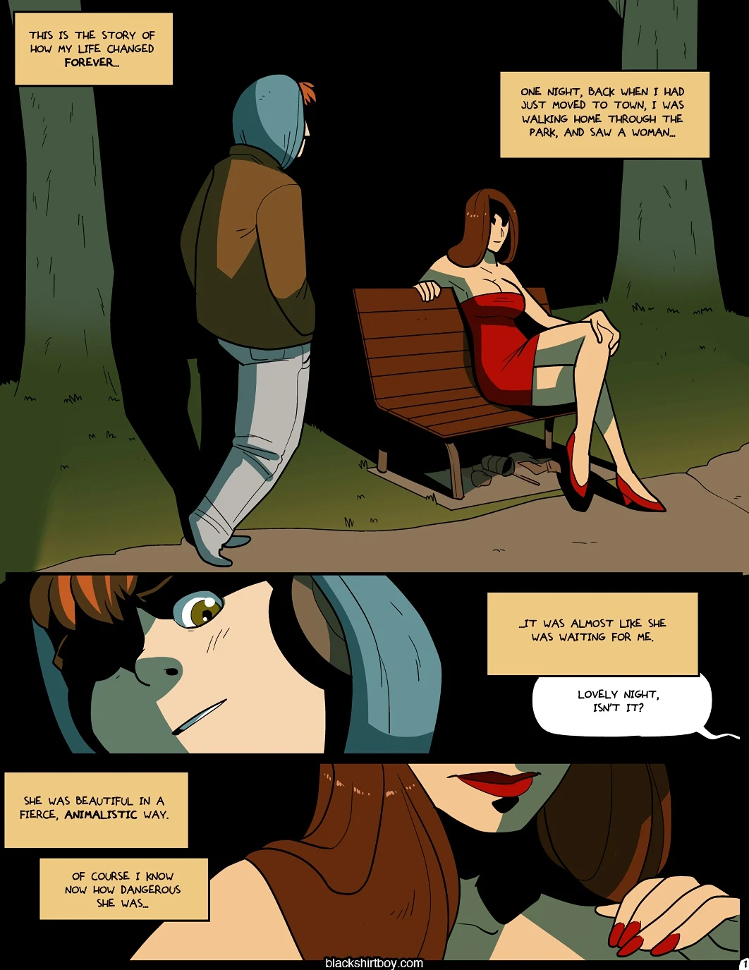 Woman By The Light of the Moon porn comic picture 2