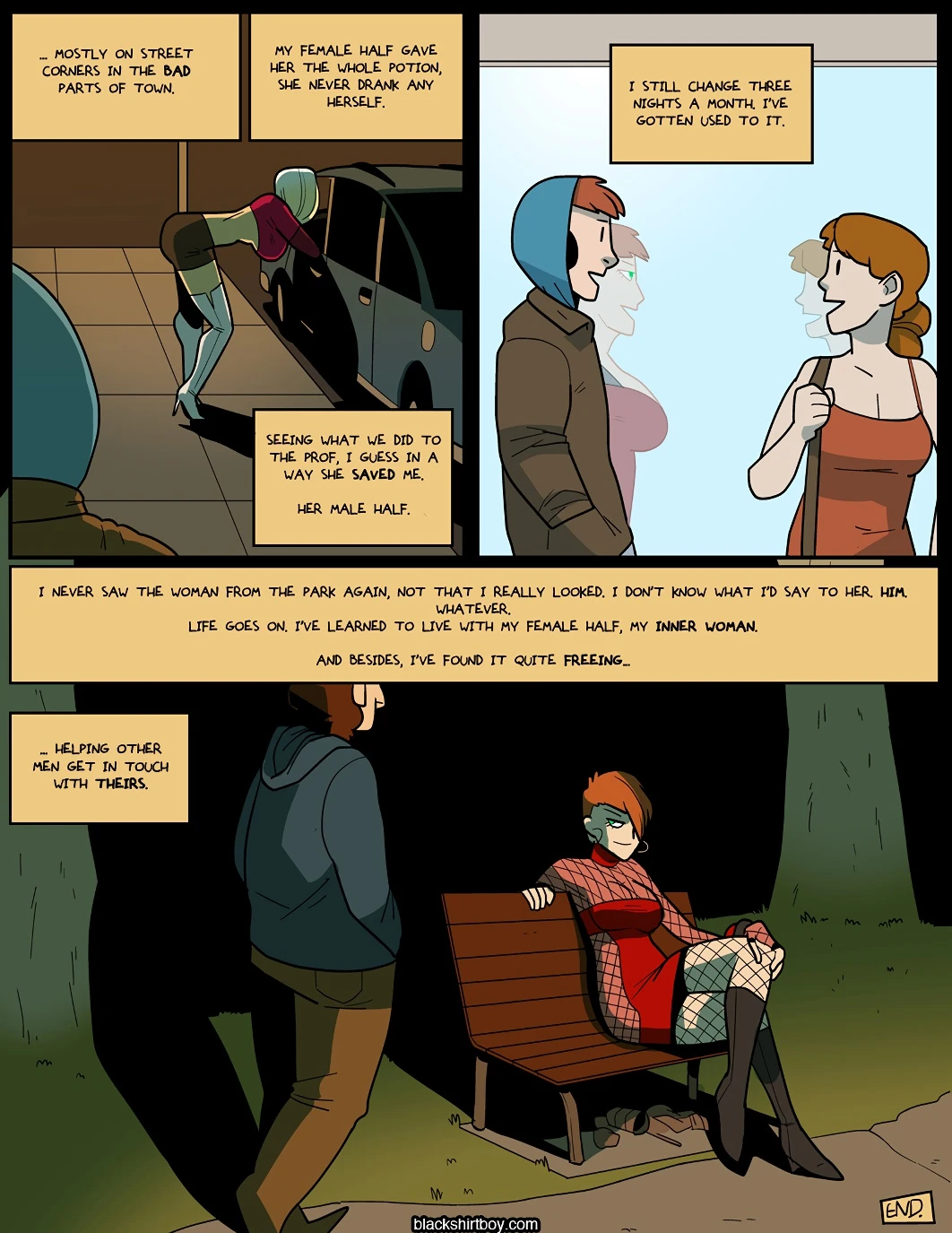 Woman By The Light of the Moon porn comic picture 21