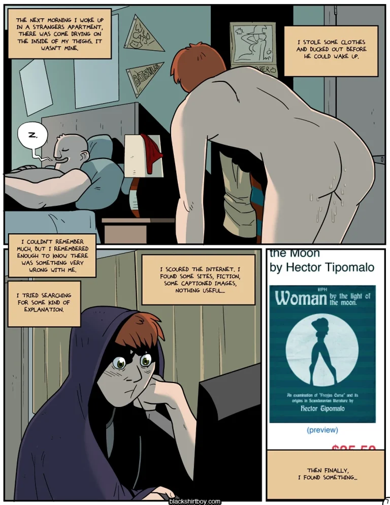 Woman By The Light of the Moon porn comic picture 8