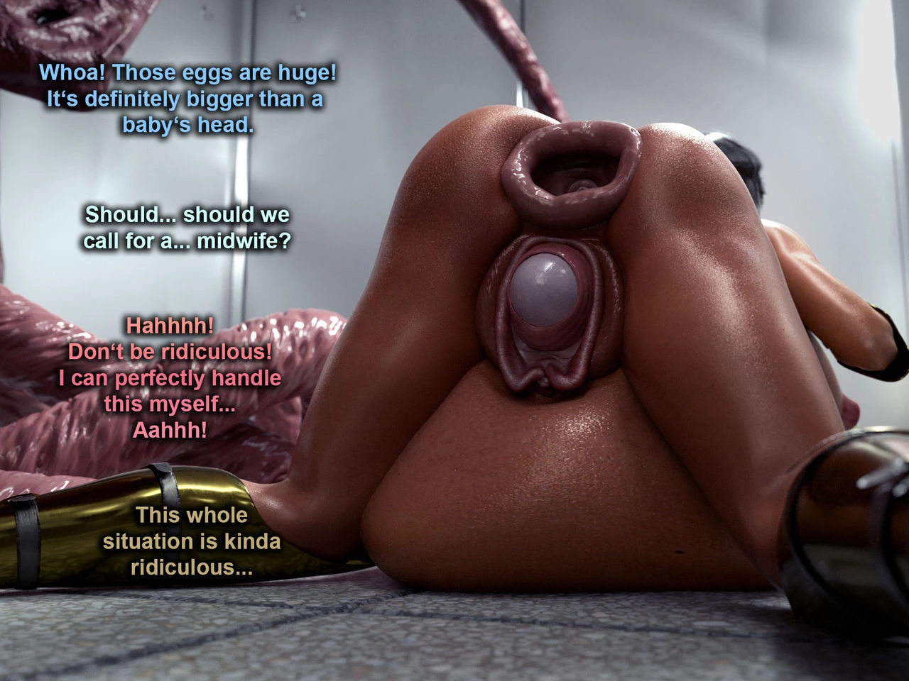 Wonder Diana and the Breeder porn comic picture 57