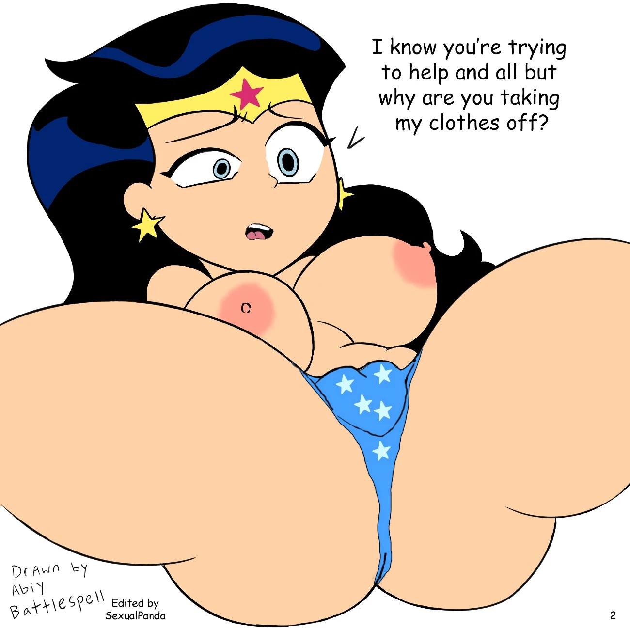 Wonder Woman porn comic picture 2