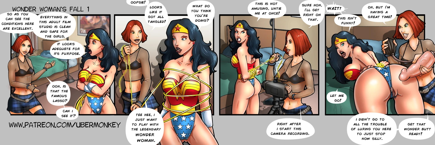 Wonder Woman's Fall porn comic picture 1