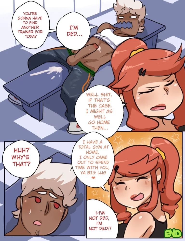 Workout Buddies porn comic picture 10