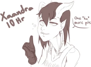 Xaandra(Draenei) 10hr porn comic picture 1