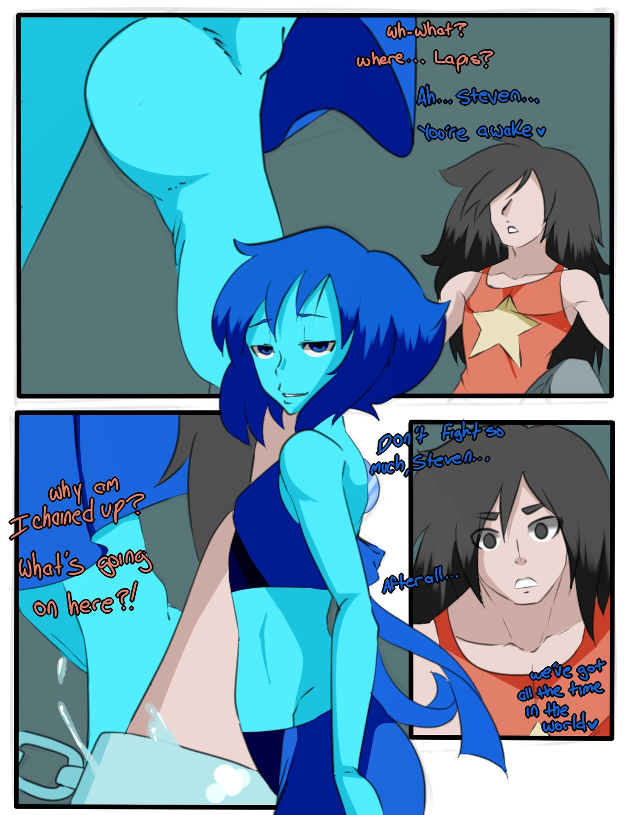 Yandere Lapis porn comic picture 1