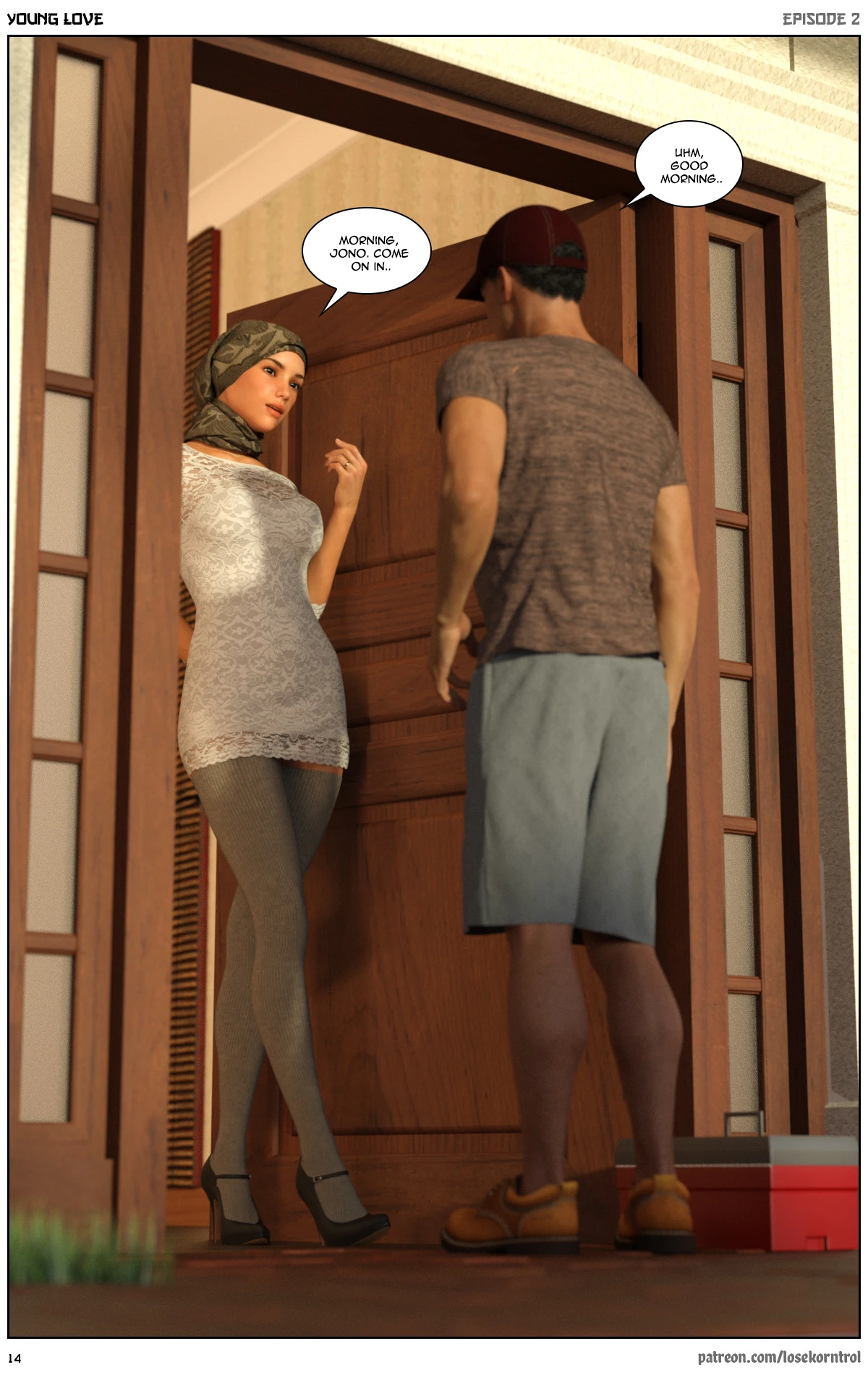 Young Love 2 porn comic picture 14