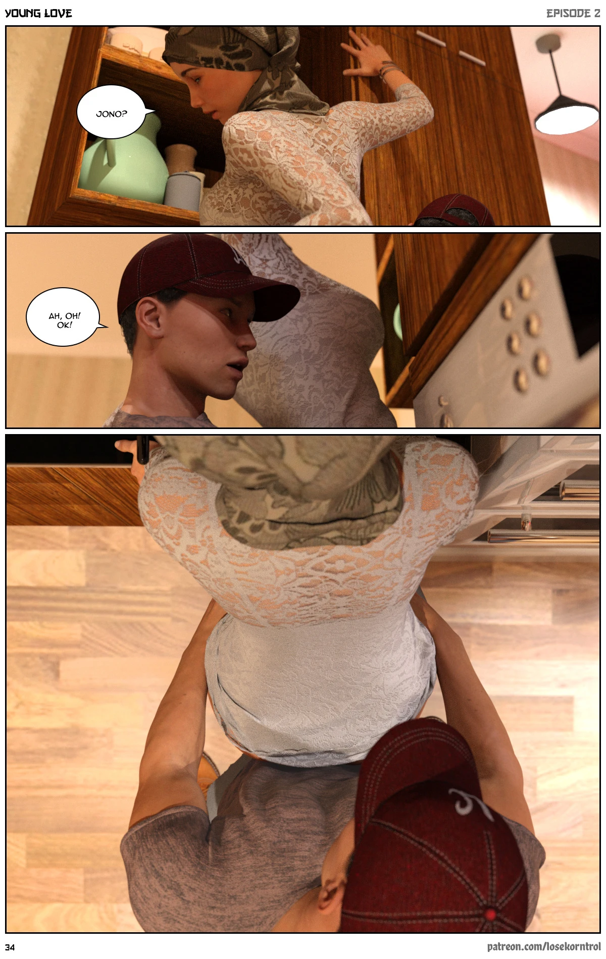 Young Love 2 porn comic picture 34