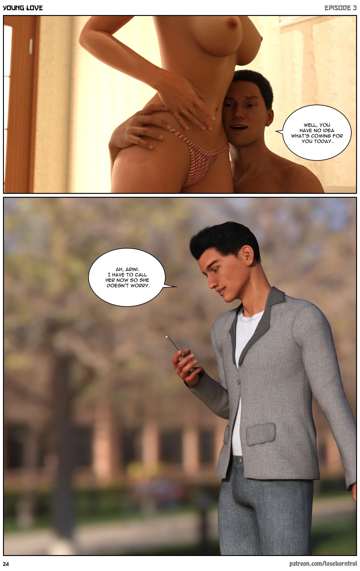 Young Love 3 porn comic picture 24