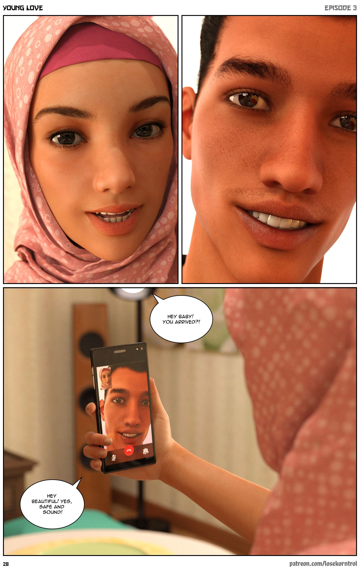 Young Love 3 porn comic picture 28