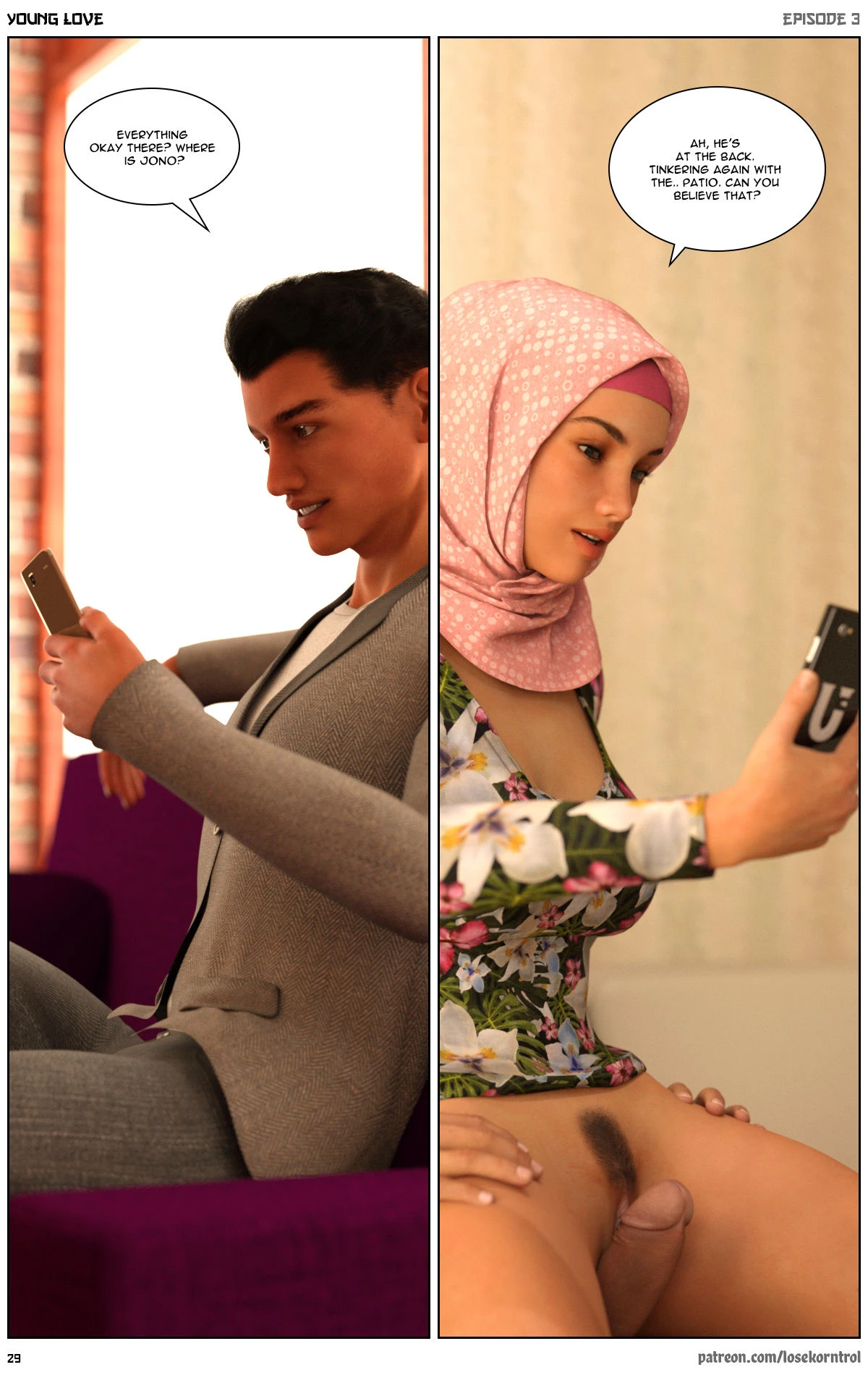 Young Love 3 porn comic picture 29