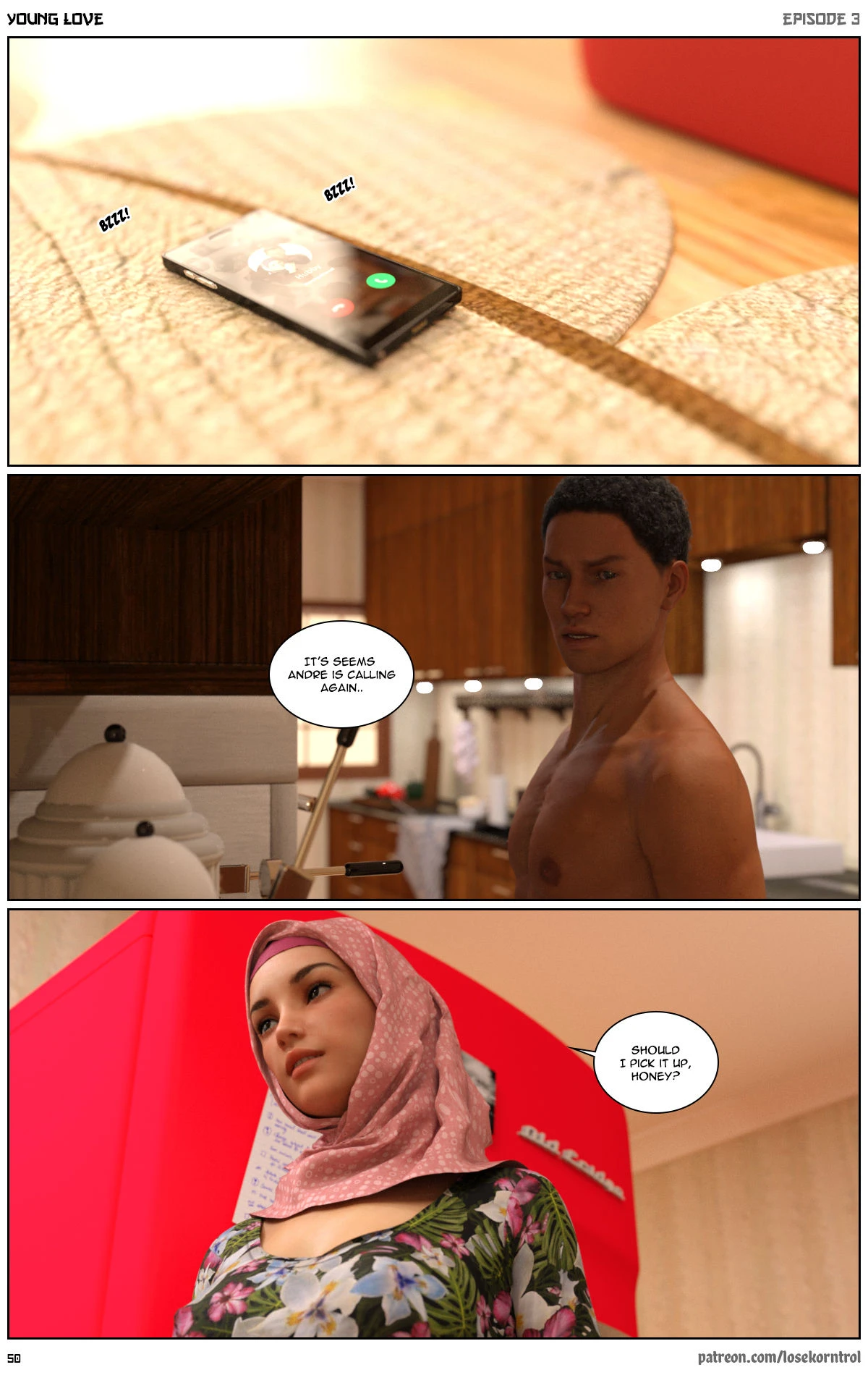 Young Love 3 porn comic picture 50