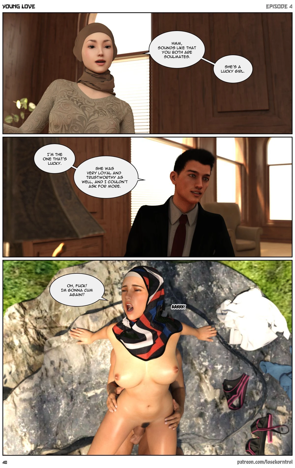 Young Love 4 porn comic picture 41