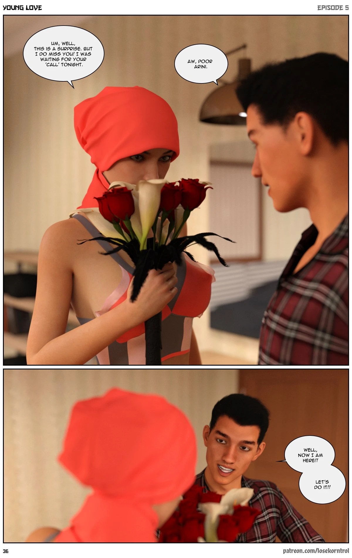 Young Love 5 porn comic picture 37