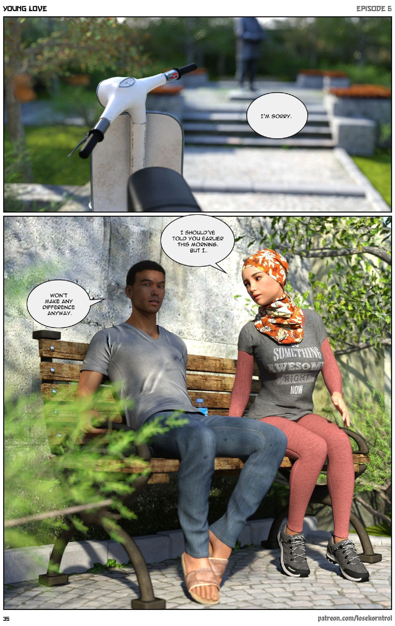 Young Love 6 porn comic picture 35