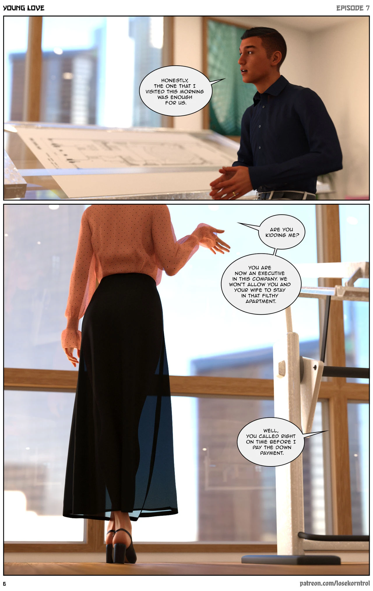 Young Love 7 porn comic picture 6