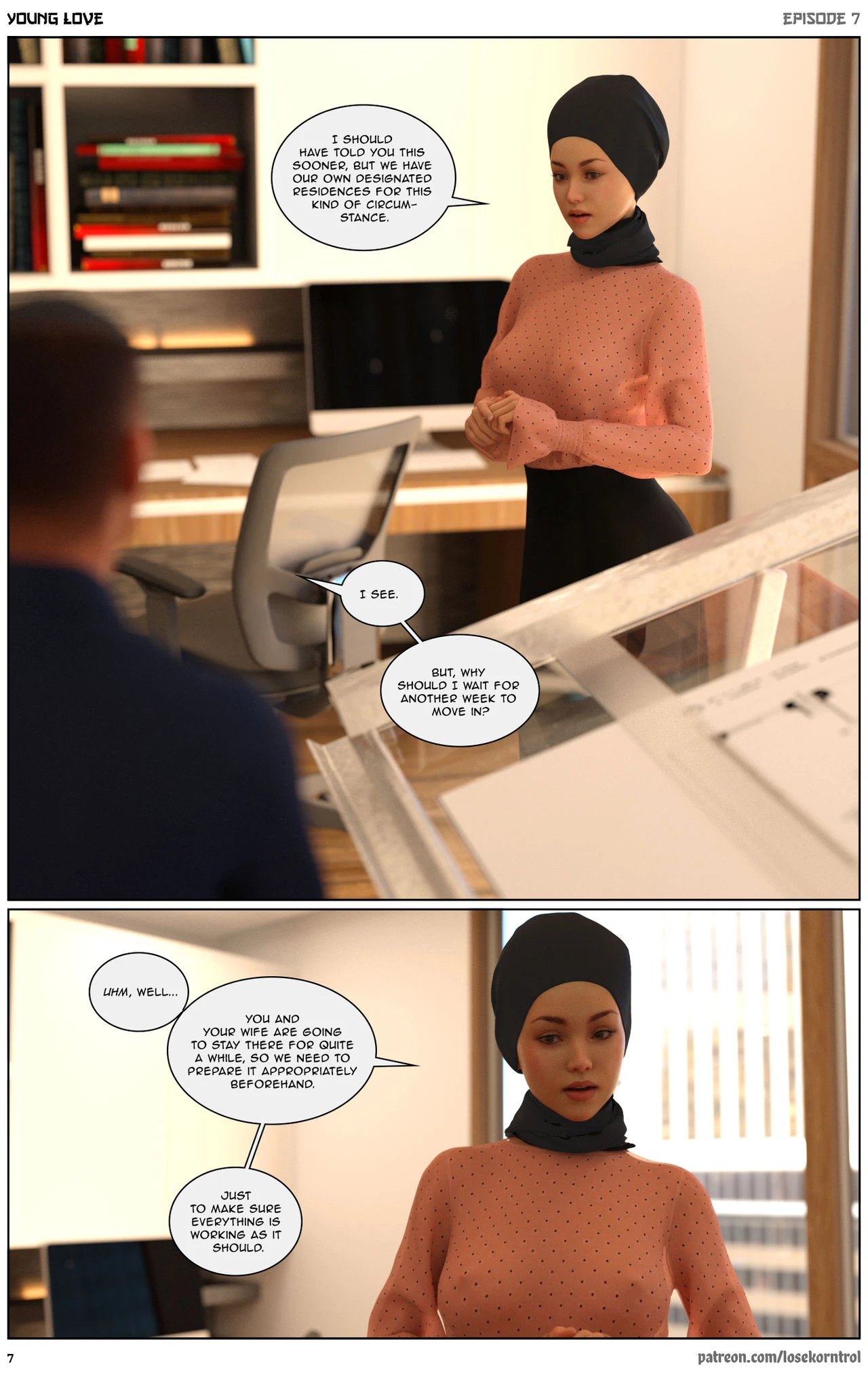 Young Love 7 porn comic picture 7