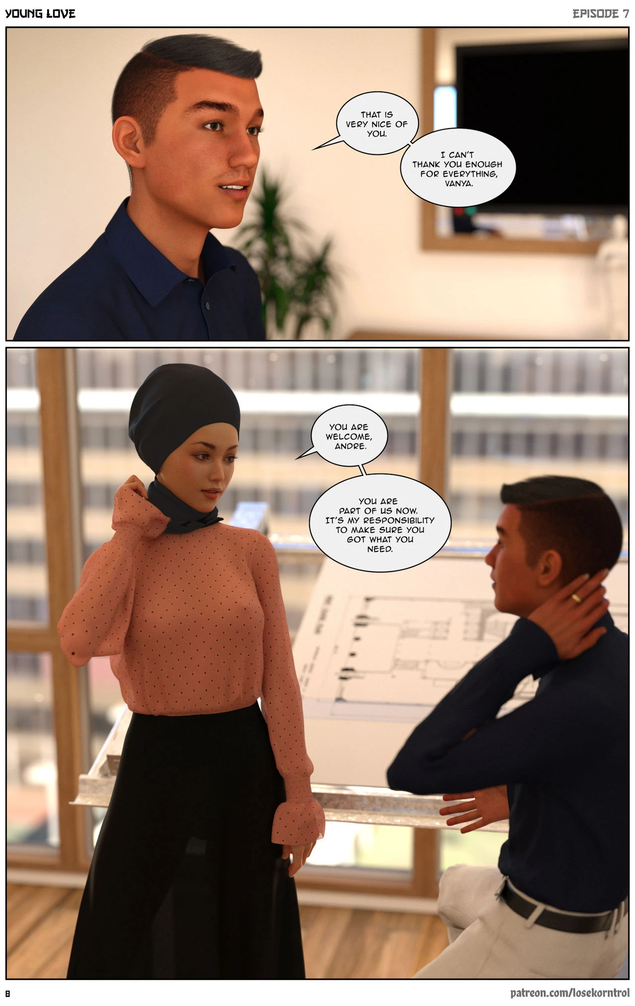 Young Love 7 porn comic picture 8