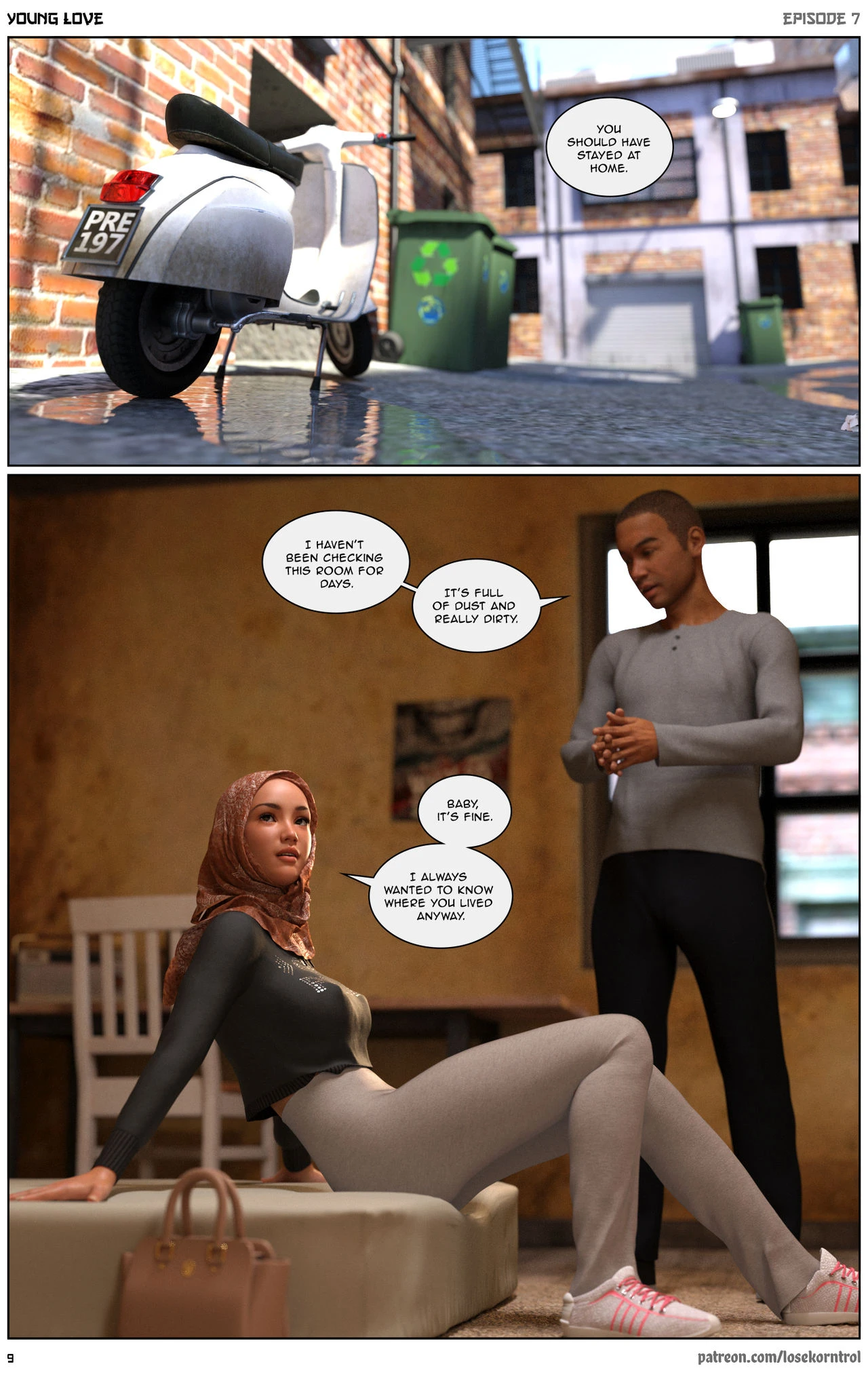 Young Love 7 porn comic picture 9