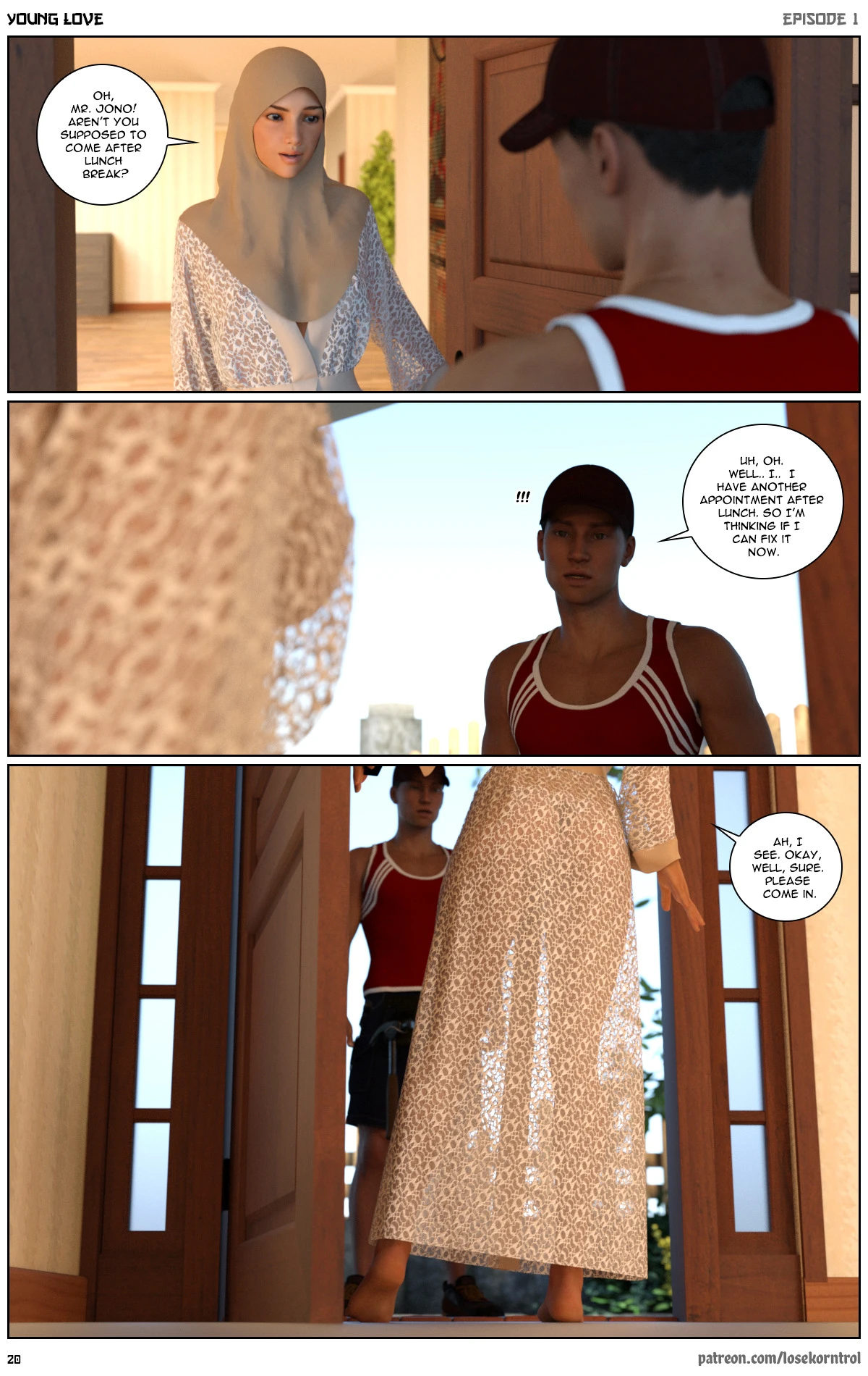 Young Love porn comic picture 20